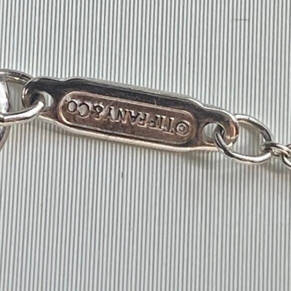 Authentic Tiffany & Co. Heart Key Sliver Co Sterling Necklace - Picture 5 of 6